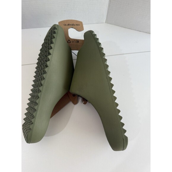 Quiksilver Cloudbreak Green Slides Slippers Sandals Men’s 12 US New Quicksilver - Picture 5 of 12